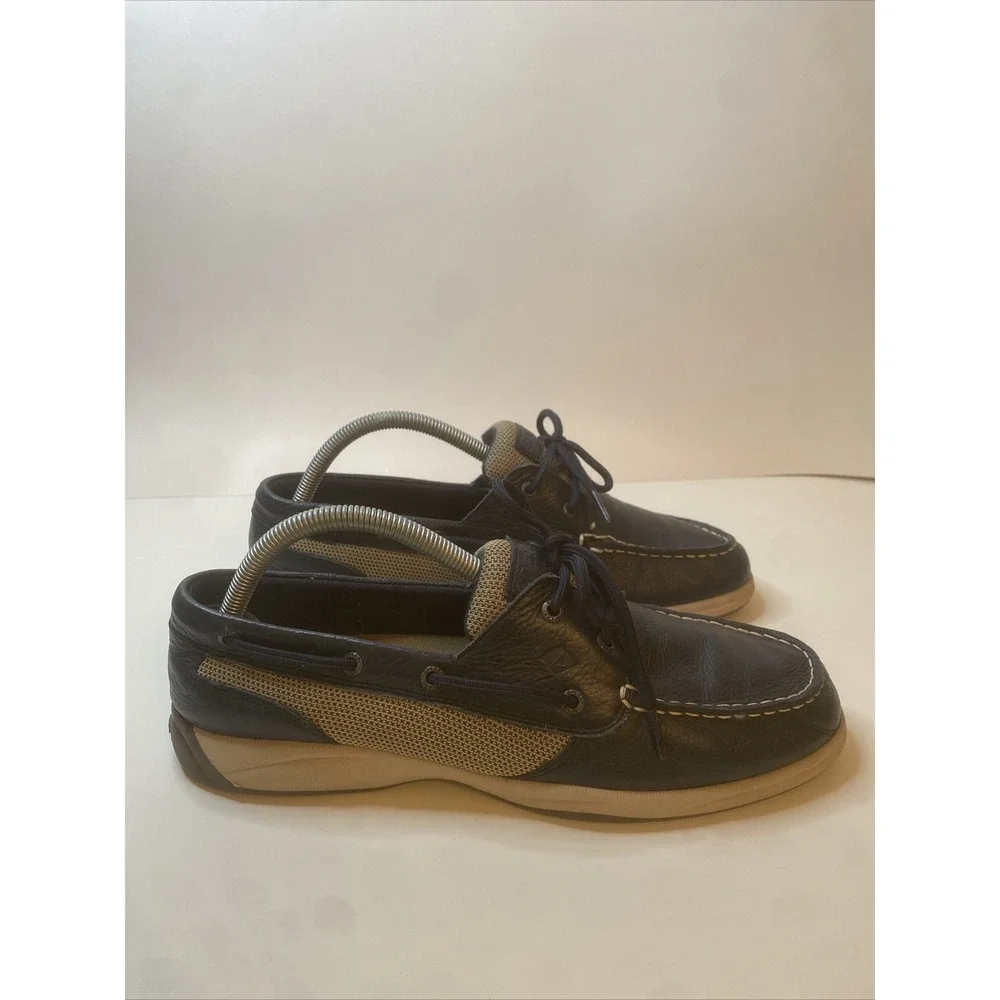 Sperry Top-Sider Women's Size 11 (STS83961) VERY GOOD Navy Blue Boat Shoe